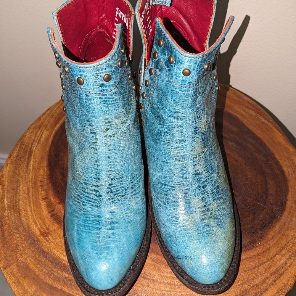 Ferrini womens booties - Turquoise - Size 8 1/2